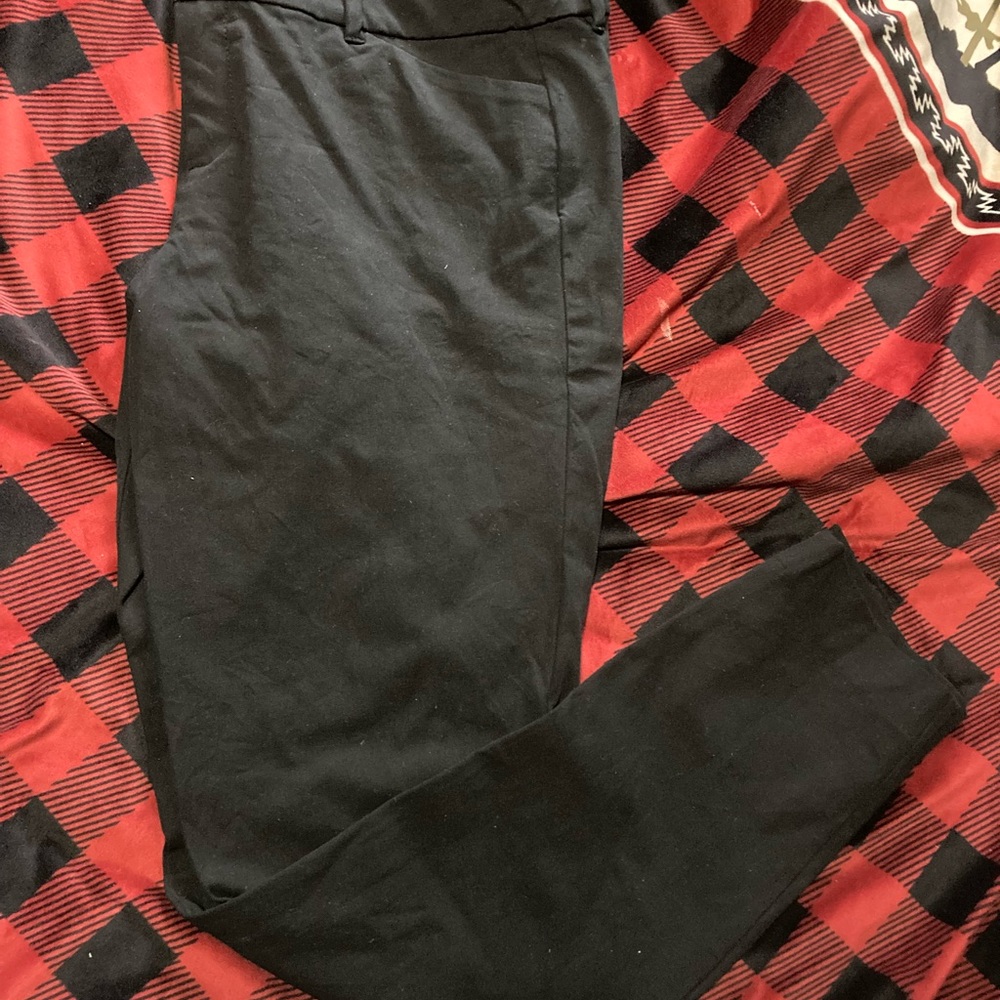 Old navy pixie mid rise black dress pants sz14